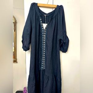 Piazza Roma bead pattern dress